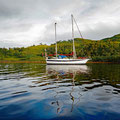 Lovely and very secure anchorage in Loch Spelve