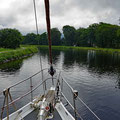 A short canal section before the Neptune's staircase