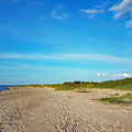 Lonely beaches along the coast of Nordborg