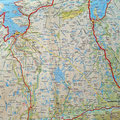 Planing the long hike, form Alta almost to the border of Finnland.