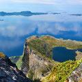 View to the lakes and sea.
