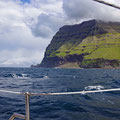 Finally heading to Iceland. In the beginning through against steep waves due to the strong current
