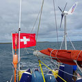 Leaving Wick in strong winds