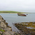 The Churchill Barriers were built  by italian warprisoners between 1944/1944, primarily as naval defences to protect the anchorage at Scapa Flow, but since 12 May 1945, serve as road links between the islands.