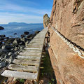 They built a nice path to this peninsula.