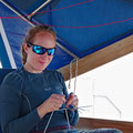 No wind at all - time for some knitting