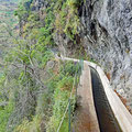 Hiking along a "levada"