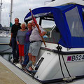 Kate and Fraser, a very nice boat-neighbor couple - spent great evenings with them