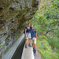 Hiking along a "levada"