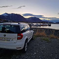 After more than 2'800km and 1.5h on the ferry, we were back in Bergsfjord and didn't had to wait long...