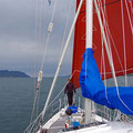 Long and calm downwind sailing day up north