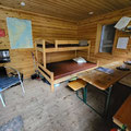...emergency hut.