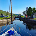 Heading to the highest part of the canal - 32m above sea level