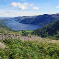 View down to Ullswater lake