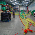 Visiting a fishing-nets factory...