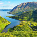 Incredibly green hills.