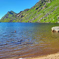 ...and we went for a swim in a nearby mountain lake, which was surprisingly warm.
