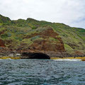 A cave to enter with the boat...