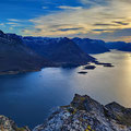 ...and across the fjord the Bergsfjord.