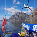 Calm day in the protected fjord