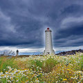 Akranes lighthouse - also used as an art exhibition place for local artists