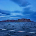 Unusally calm sea north of the cape.
