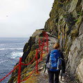 Starting the path up to the monastry