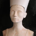 Néfertiti sculpture argile