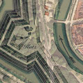 Seutter 1750: Detail mit Luftbild 2