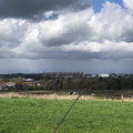 Blick auf die Uniklinik . . . . In Richtung Lemiers 