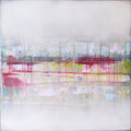 No. 166 Mischtechnik Acryl auf Leinwand 100x100x4 cm (2020)
