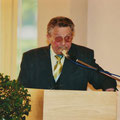 Werner Müller während der Begrüßung zur 650 Jahtfeier