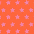 stars orange pink