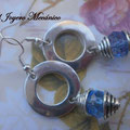 PC114 aro y cuenta azul 5,5cm