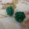 PF016 rosa resina verde