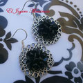 PF002 resina negro y base plateada 