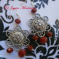 PC029 cuentas rojas chandelier 