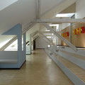 Kulturdenkmal Uhlandschule Pfullingen, neue Foyerzone im Dachgeschoss
