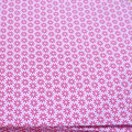 Stoff Rosa 6 - rote Blüten