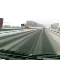Schnee auf Deutschlands Autobahnen