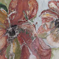 Blüten; Karton, 50 x 70 ; 2002