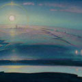 REFLECTION. 2021 (oil on canvas) 35x100