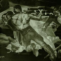 THE GREAT PATRIOTIC WAR (Novosibirsk) 1986-1987 (tempera mural painting) 200x600