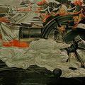 THE BATTLE OF BORODINO (Novosibirsk) 1986-1987 (tempera mural painting) 200x600