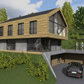 Perspketive Vorentwurf (© ZeiT-architektur) 
