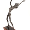 Tribal rhythm - Size (cm): 59x57x104 (unavailable) - metal sculpture