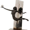 Right way - Size (cm): 50x68x21 -  Weigth: 9,4 kg - metal sculpture