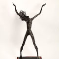 Tribal rhythm - Size (cm): 59x57x104 (unavailable) - metal sculpture