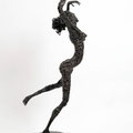 On the run - Size (cm): 40x104x41 - metal sculpture