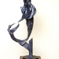 untitled - Size (cm): 30x58x18 - metal sculpture